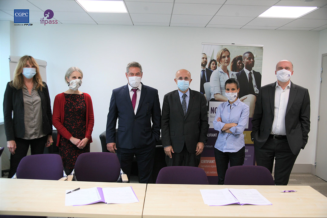 Sylvie AUBRY-QUENTIN, Marie-Hélène REMOND, Maurice JULLIARD (Vice-Président CGPC), Raymond LEBAN, Latifa ESSADOUNI, Laurent ARACHTINGI