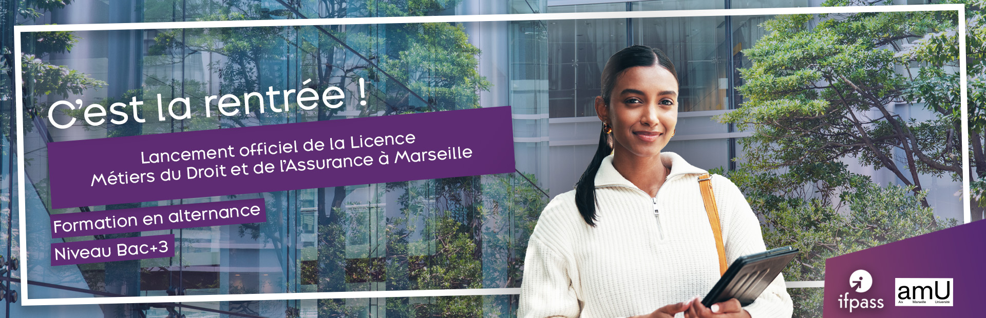 Lancement Licence Métiers du Droit et de l'Assurance à Marseille